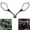 TDR Motorcycle Black Rearview Mirrors For Z1000 Z750 Versys KLE