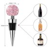 Soleebee Bling Decorative Wine Stoppers,Wine Bottle Stopper with Crystal Rhinestone,