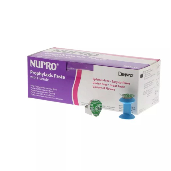 DENTSPLY NUPRO Prophy Paste w/Fluoride - Medium, 200 Cups Mint