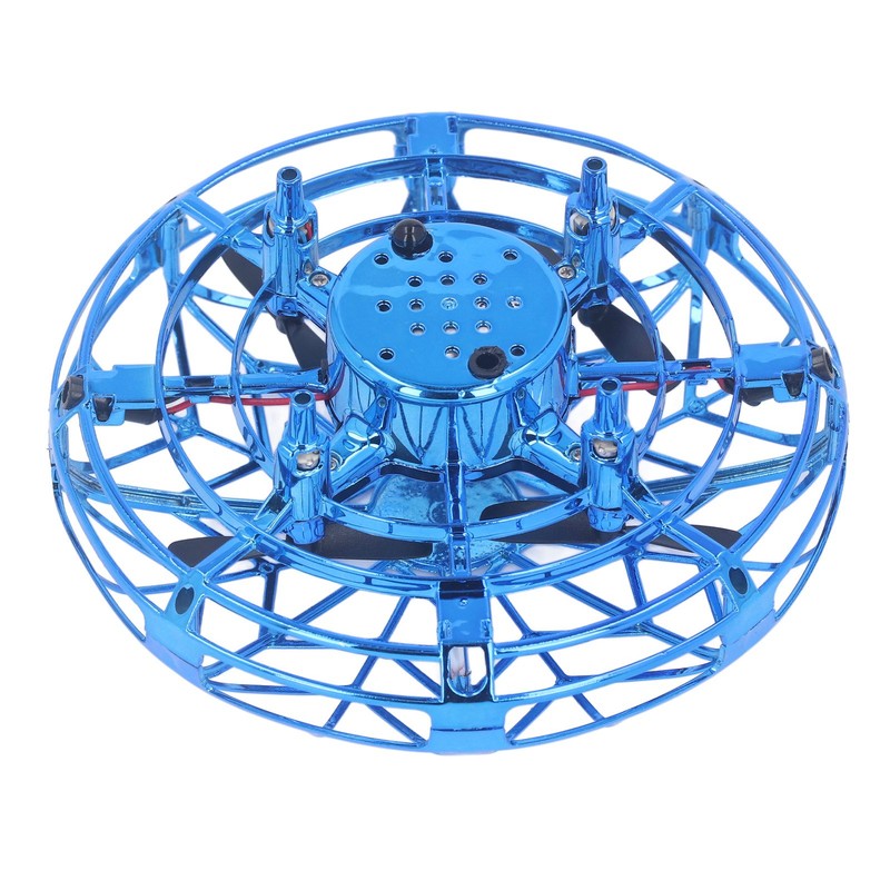 Hand Controlled Flying Drone Children Flying Toy Blue Hand Drone