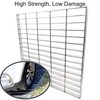 MASSLUNT Galvanized Steel Drain Grate, 20x20 Outdoor Drain Cover, B