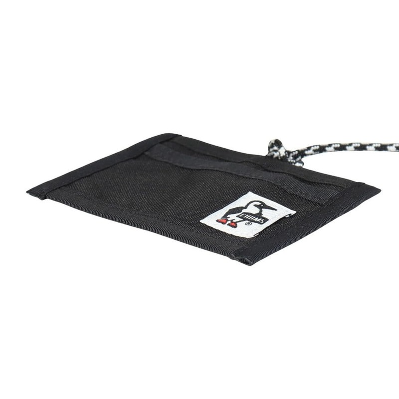 CHUMS Men's ID Card Holder Recycle ID Card Case, black
