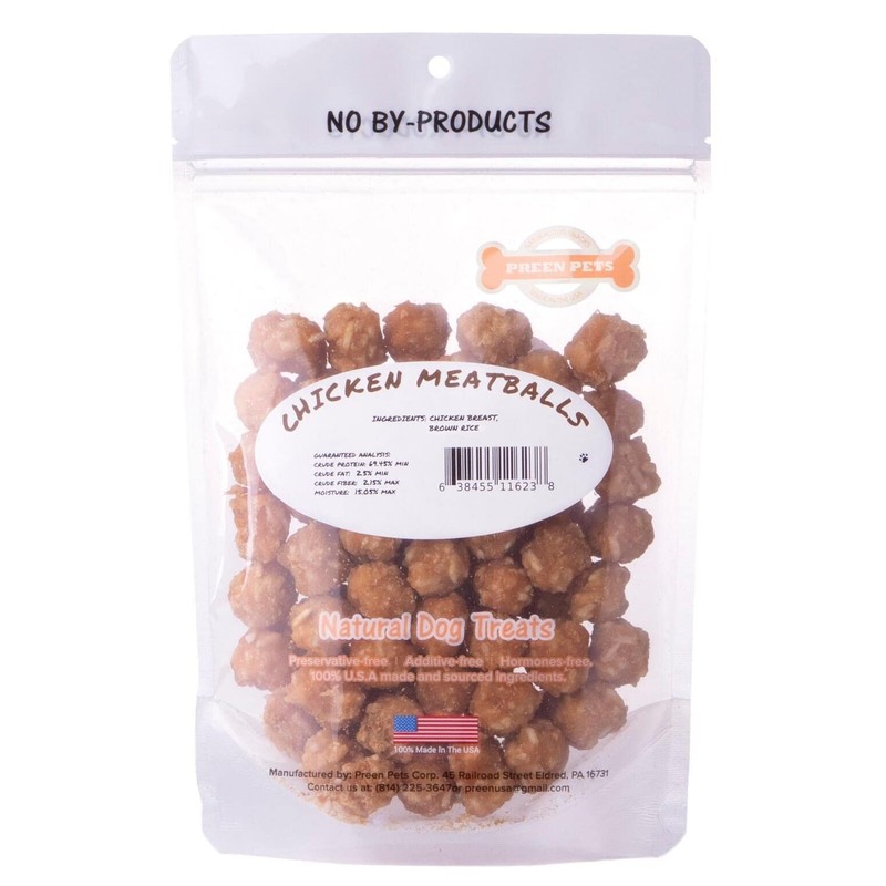 Preen Pets Chicken Meatballs Dog Treat (8oz)