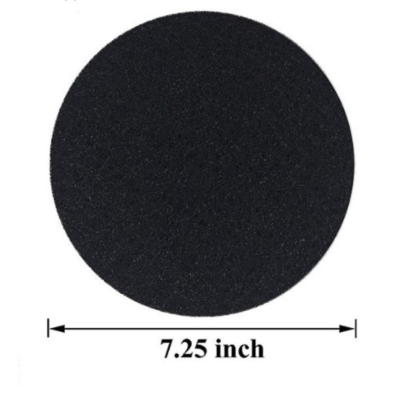 Hufopik 7.25inch Kitchen Compost Bin Charcoal Filter Replacements, Compost Pail