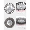 Wire Brushes for Angle Grinders M14 Flex Steel Disc Brush