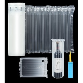 Bubble Cushioning Wrap Air Pillows for Shipping 15.7"x164' /Pump