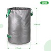 100 Litre Reusable Garden Waste Bag for Yard Recyclable Standable