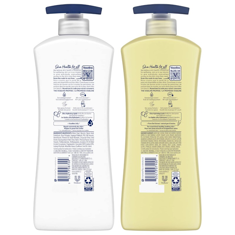 Vaseline Intensive Care Body Lotion for Women & Men -