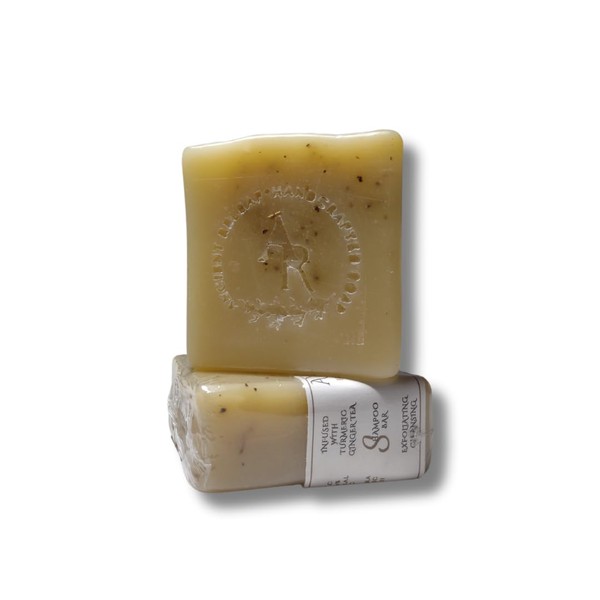 Ancient Releaf Turmeric Ginger Shampoo Tea Soap Bar,100% Vegan/plant based,