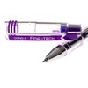 DONG-A Fine-Tech Gel Ink Rollerball Pen, 0.3mm, Dozen Box, Violet