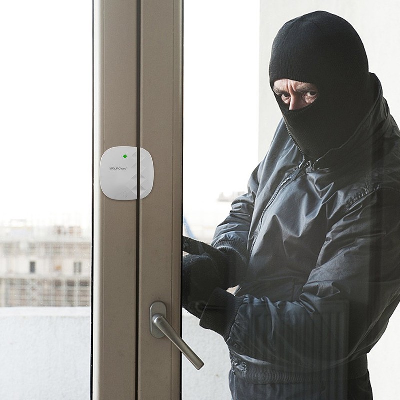 Wolf-Guard Wireless 433MHz Door Window Sensor for Home Alarm Security