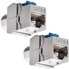 Tunghey CAT8 RJ45 Keystone Shielded Coupler - Ethernet Female to