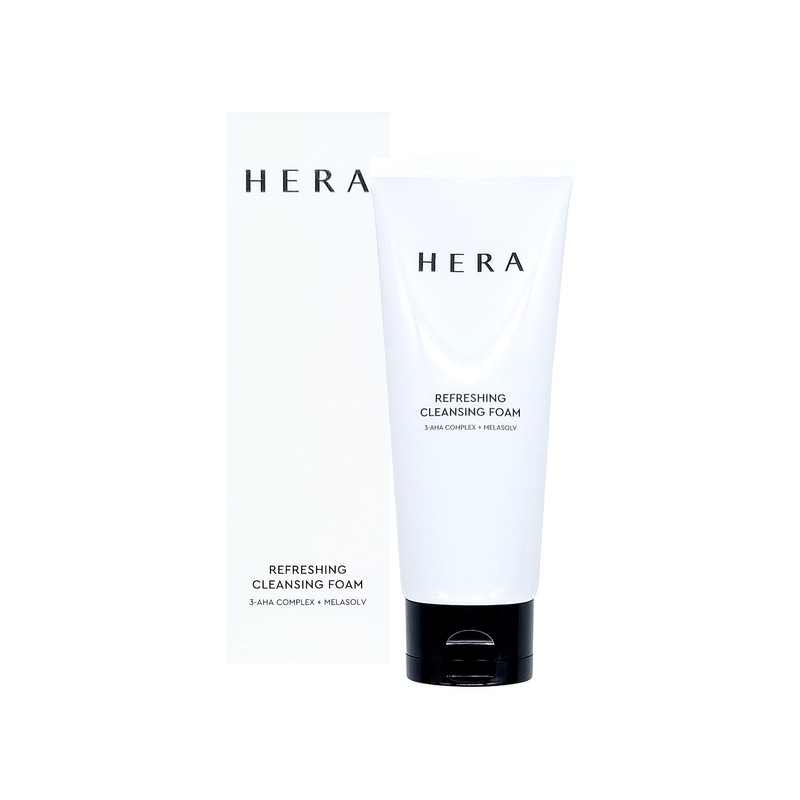Hera 헤라 리프레싱 클렌징 폼 160g + 160g 저자극폼클렌징 멜라솔브