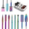Merterfly Nail Drill Bits - 11Pcs Tungsten Carbide Bits and