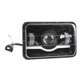 Truck Front Square LED Headlight with High Low Beam DRL Replacement for Cherokee Limited Sport Utility 2015
