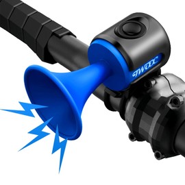 OOPSCOOL Bike Horn,120dB Bicycle Bells IPX4 Waterproof Bike Bell with 300mAh Battery Operated Electric Horn for Mountain/Road Bike/Scooters Adult and Kids