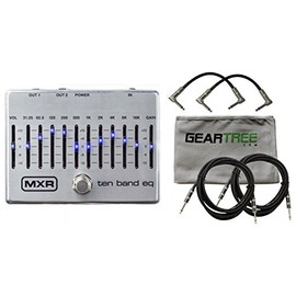 MXR M108S 10 Band EQ Pedal w/ Cloth and 4 Cables