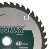 TOMAX 6-1/2-Inch 40 Tooth ATB Finishing Saw Blade with 5/8-Inch
