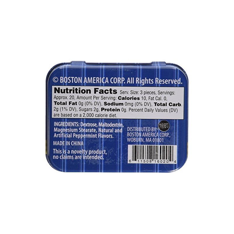 Boston America Gag Gifts Memory Mints, Sugar Candy for Senior