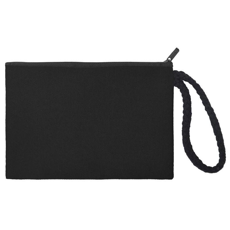 Aspire 12 Stück 100% Baumwoll-Canvas Reißverschlussbeutel DIY Blanko Stoffbeutel Tasche