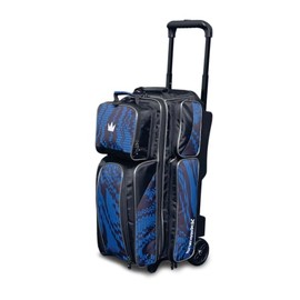 Brunswick Punisher Triple Roller Bowling Bag (Blue)