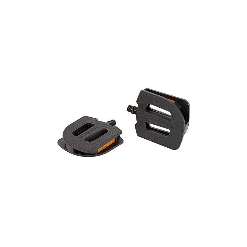 ergotec Unisex - Adult EP-S Plastic Pedal, Black, One Size