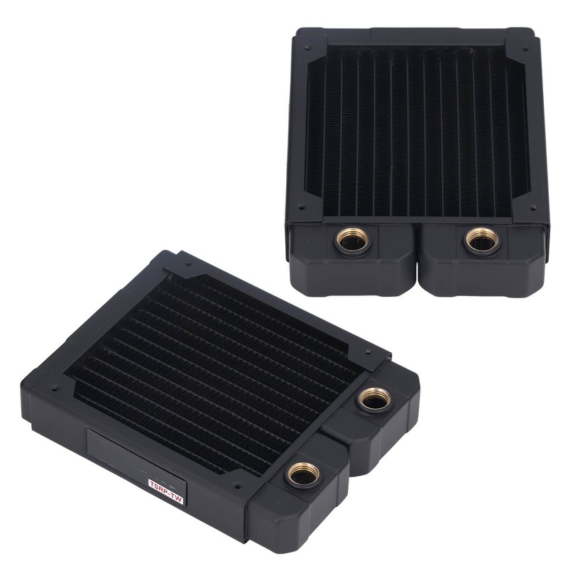Water Cooling Radiator 14 Pipeline Red Copper Fin G1/4 Thread