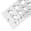 19 Holes Dowel Plate with Socket Stainless Steel Dowel Cutter