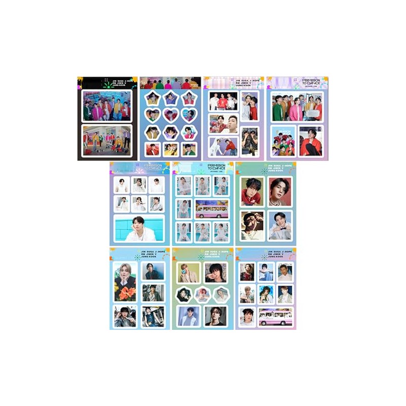 1PACK/71PCS New Album 12thFESTA Stickers for Fans Gift Merchandise,01BT