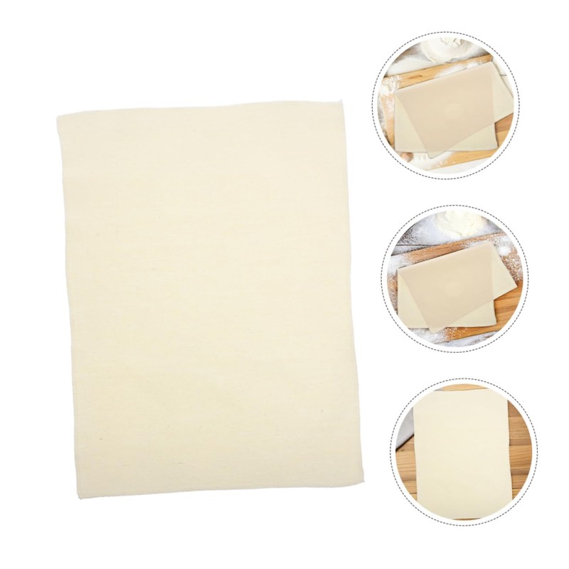 NOLITOY 4pcs Bread Proofing Cloths Reusable Baking Towels for Sourdough