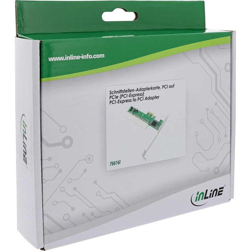 InLine® 76616I Interface Adapter Card PCI to PCI-E