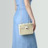 HuiYStar Handwoven Rattan Bag for Women - Basket Woven Square
