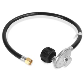 SafBbcue for Weber Propane Regulator Hose and Regulator kit for Weber Genesis 300 Summit 400 600 Series 7627 Propane Hose Grill Part for Genesis and Summit Series Gas Grills Silver Gold Platinum