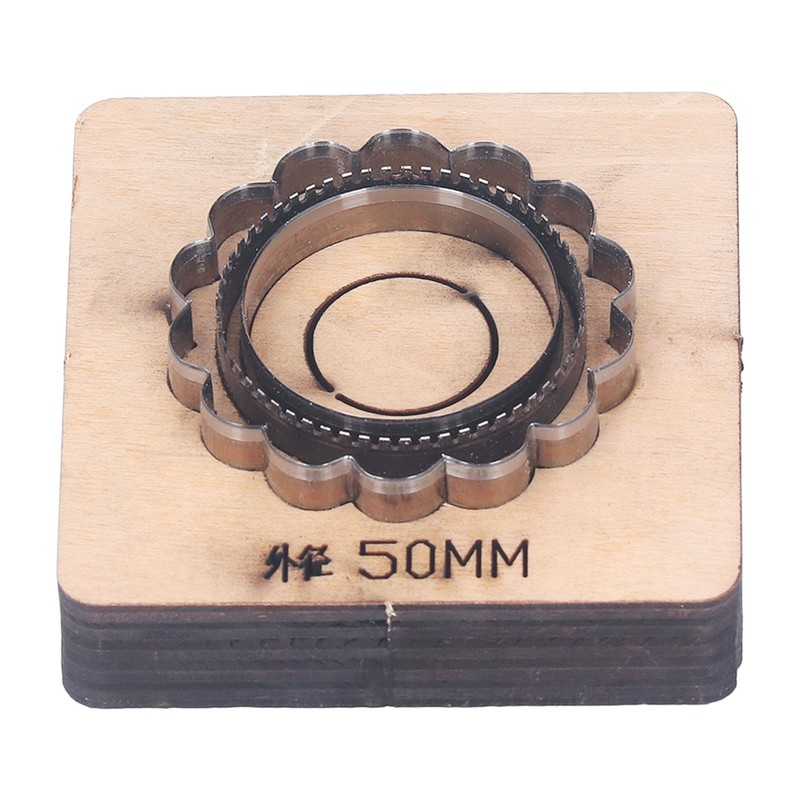 Leather Cutting Dies Sunflower Shaped 7.5x7.5x2.3cm Size 50mm Diameter Precise