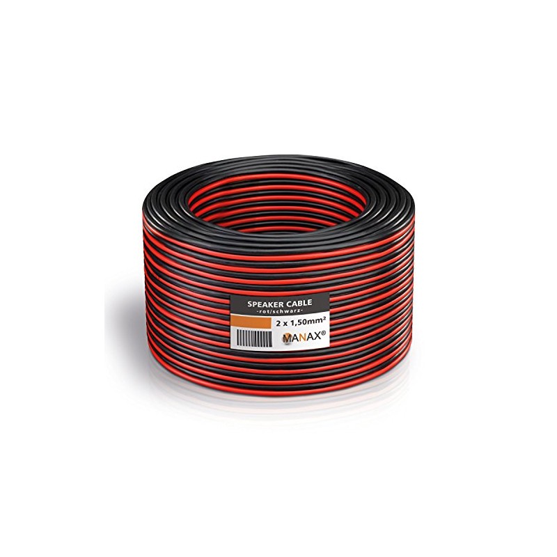 MANAX® Premium Speaker Cable, 2 x 0.75 mm², Copper