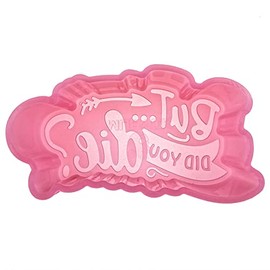 (100 Design Optional)MUBYOK M106 BUT,DID You die Silicone Freshie Mold for Baking Aroma Beads Car Freshie Supplies