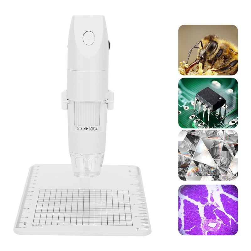 Wireless Digital Microscope 1080P HD Wifi 1000X USB Industrial Magnifying