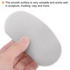 sourcing map 4pcs Stainless Steel Clay Scraper Set Pottery Metal