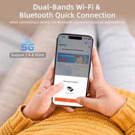 5G WiFi Security Cameras Wireless Outdoor, 4 Cameras with 2 Solar Panels