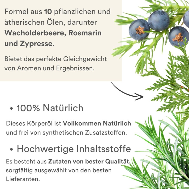 Body Oil for Tired Legs 150 ml - Relieves Fatigue