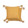 Emma Barclay Herringbone - Recycled Cotton Cushion Cover (Ochre Yellow)