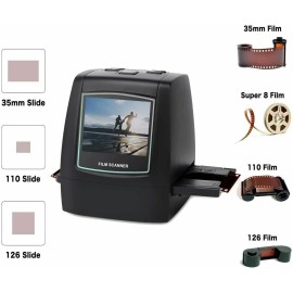 Digitnow! 22MP All-in-1 Film & Slide Scanner, Converts Films/Slides/N