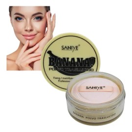 Polvo Maquillaje Banana Traslucido Sellador