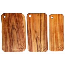 HomeRoots Natural Rounded Rectangle Anti-Bacterial Cutting Board