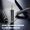 Eanetf 3.5mm to 1/4'' Stereo Gold-Plated Pure Copper Adapter, 1/8
