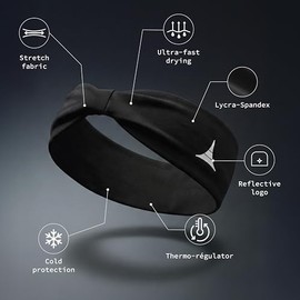 French Fitness Revolution - Diadema para hombre, banda deportiva para correr, crossfit, entrenamiento y dominación de tu competencia, elasticidad de r