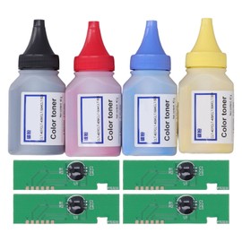 4 Pcs Toner Refill 4 Colors 2300 Pages High Yield Printer Toner Refill Powder Kit for 406S