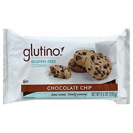 Glutino Chocolate Chip Cookies, Gluten Free 8.6 OZ (Pack of 5)