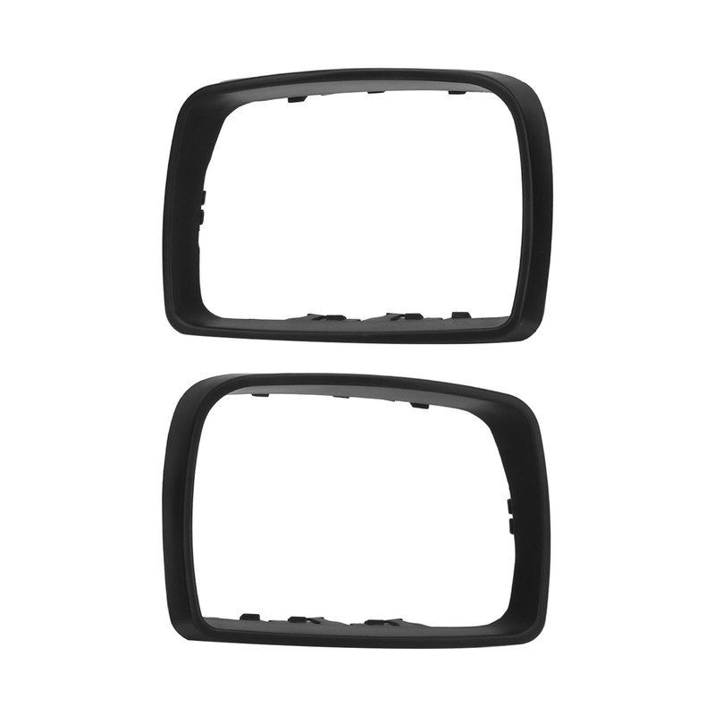2PCS Car Rearview Mirror Frame Left Right Impact Resistant Protective
