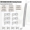 WE11M23 WE11X10007 Dryer Heating Element Kit with 2 Coils 6